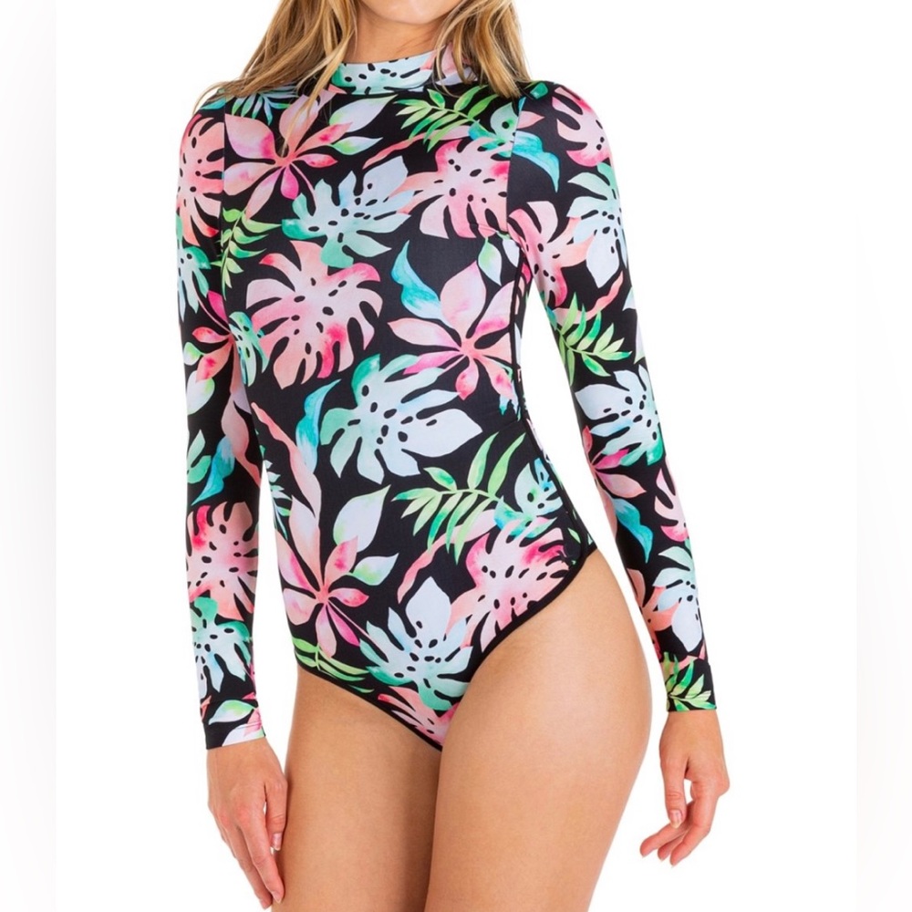 Hurley Womens Tropix Long Sleeve Retro Surf Suit